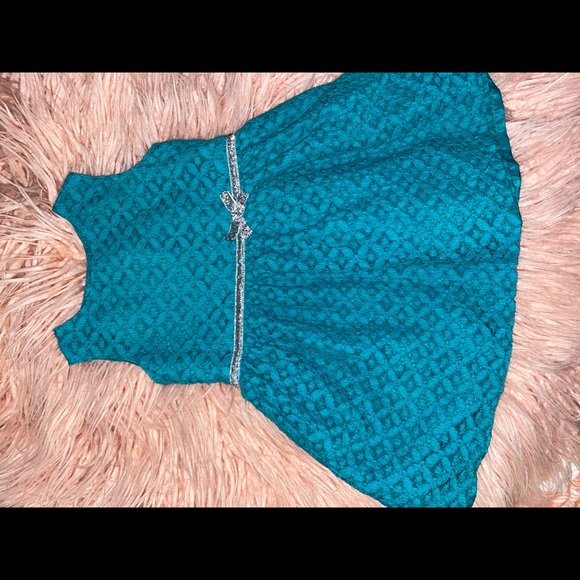 Carter's Other - babygirl teal dress - 18m